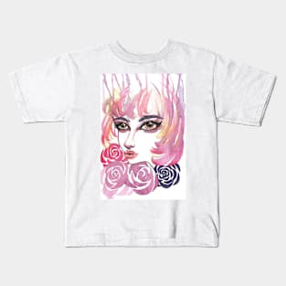 Vivid Roses Kids T-Shirt